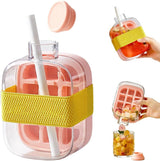 IcePop™ صانعة الثلج المحمولة 2 في 1 وزجاجة القهوة المثلجة