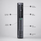 Cerradura inteligente para puerta AeroLock™ Pro con reconocimiento facial 3D, video, pantalla y datos biométricos